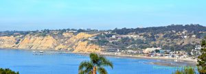 The La Jolla Shores leads to Scripps Pier then on to the towering cliffs of Torrey Pines.