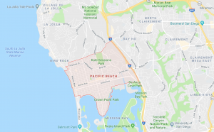 Pacific Beach real estate perimeter